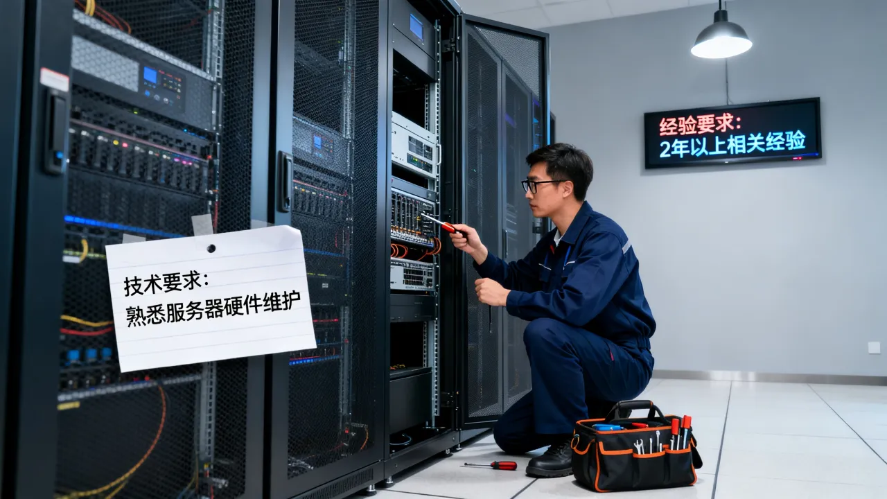 内江服务器维保招聘需要什么条件？有哪些要求