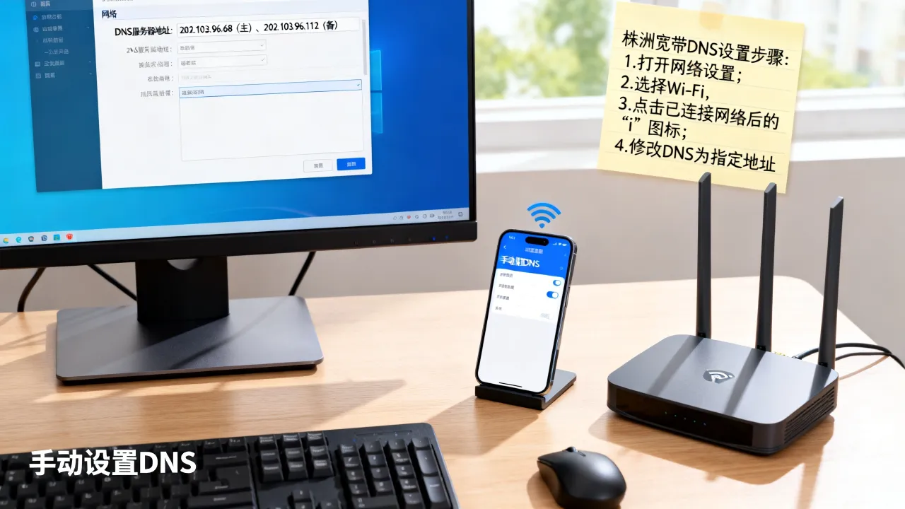 株洲宽带运营商的DNS服务器地址是什么?怎么设置? 株洲宽带运营商的DNS服务器地址是什么?怎么设置?