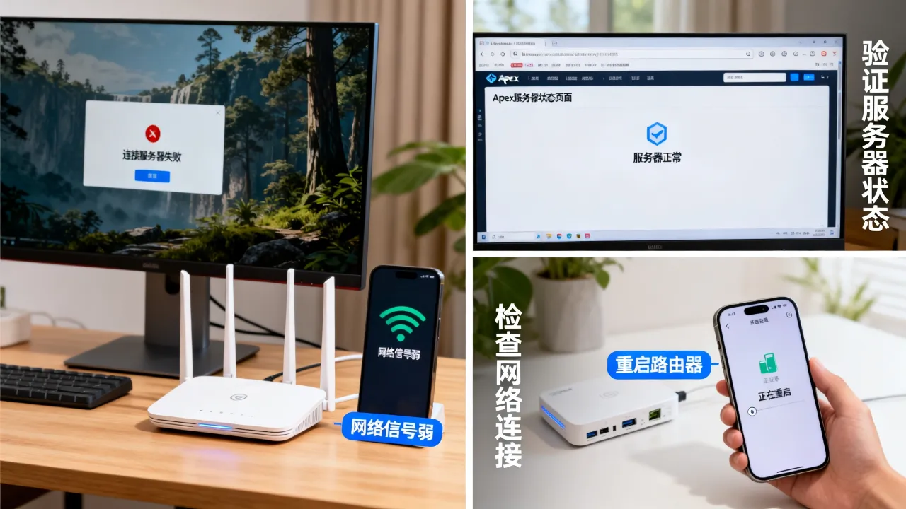 为什么apex链接不上服务器了，apex连接服务器失败怎么解决？