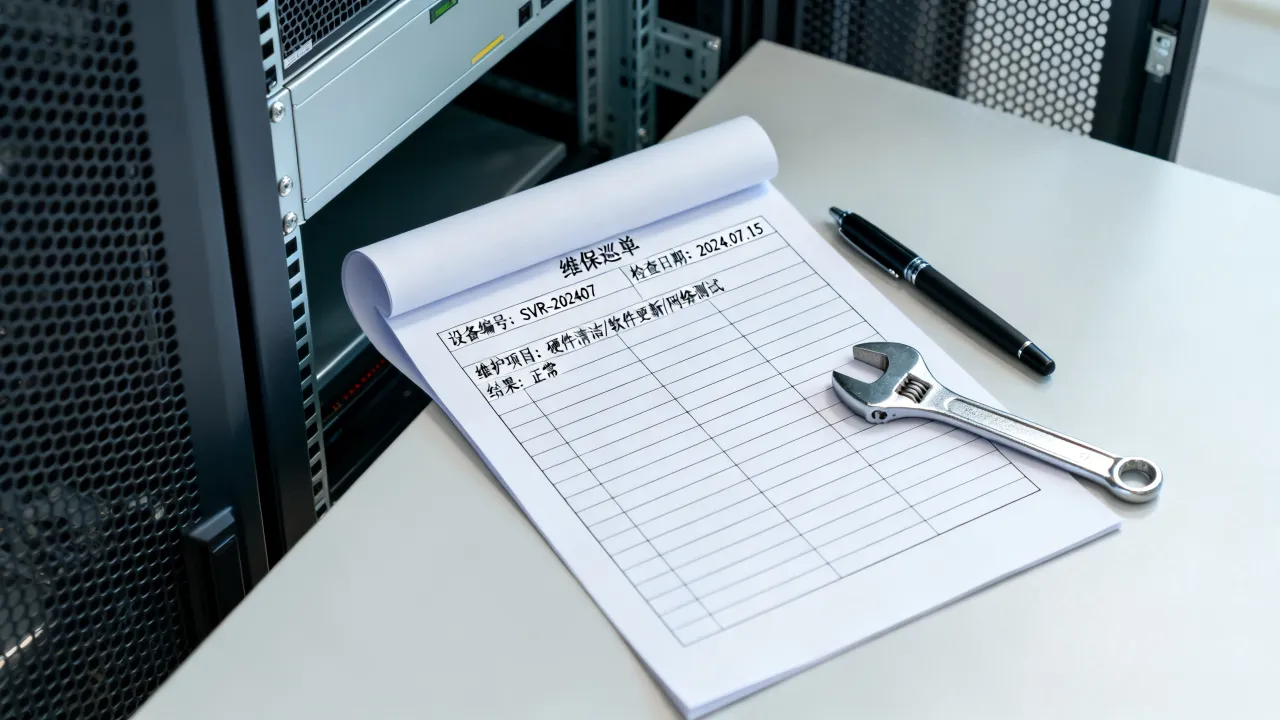 服务器维保巡检单怎么写？服务器维保巡检单模板及内容有哪些