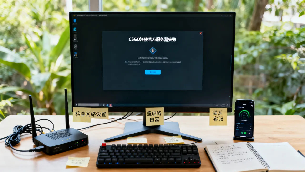 为什么CSGO老是连接官方服务器失败，CSGO连接失败怎么办