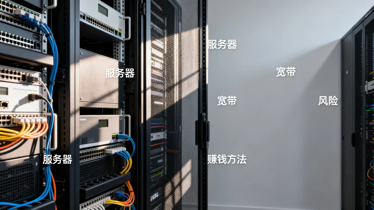 用服务器卖宽带真的可以赚钱吗，有什么具体方法和风险