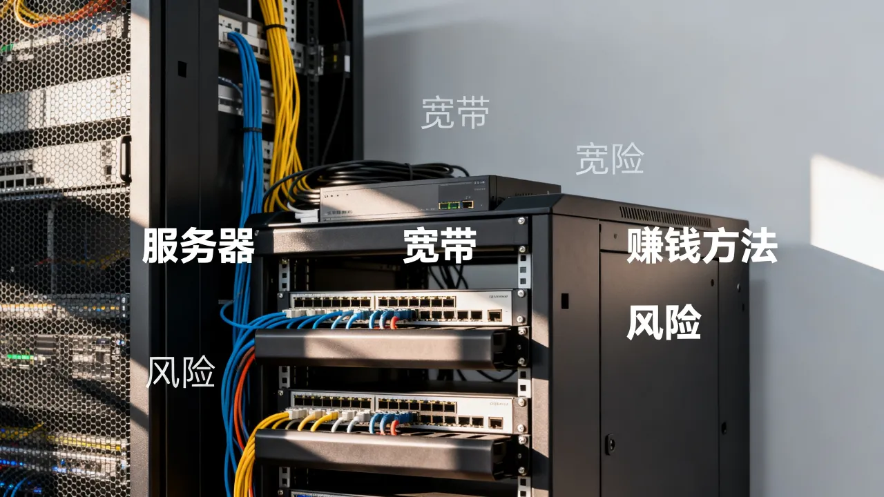 用服务器卖宽带真的可以赚钱吗，有什么具体方法和风险