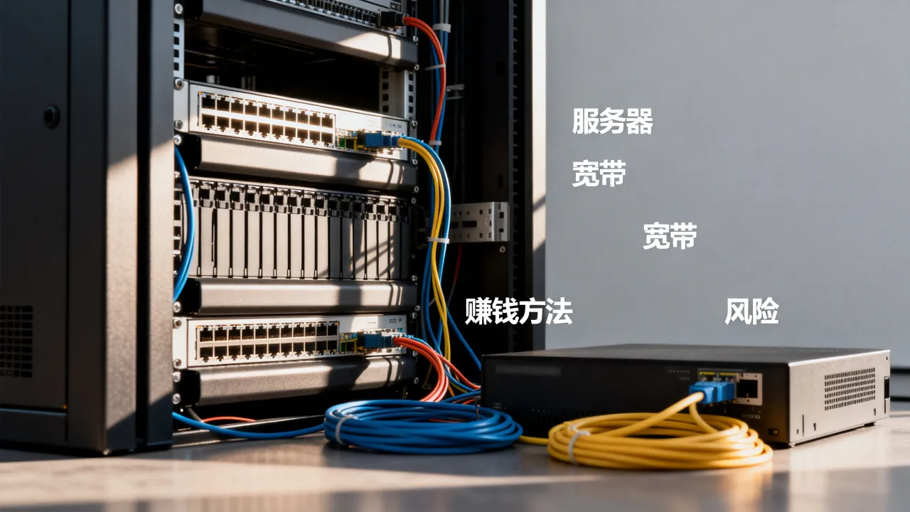 用服务器卖宽带真的可以赚钱吗，有什么具体方法和风险