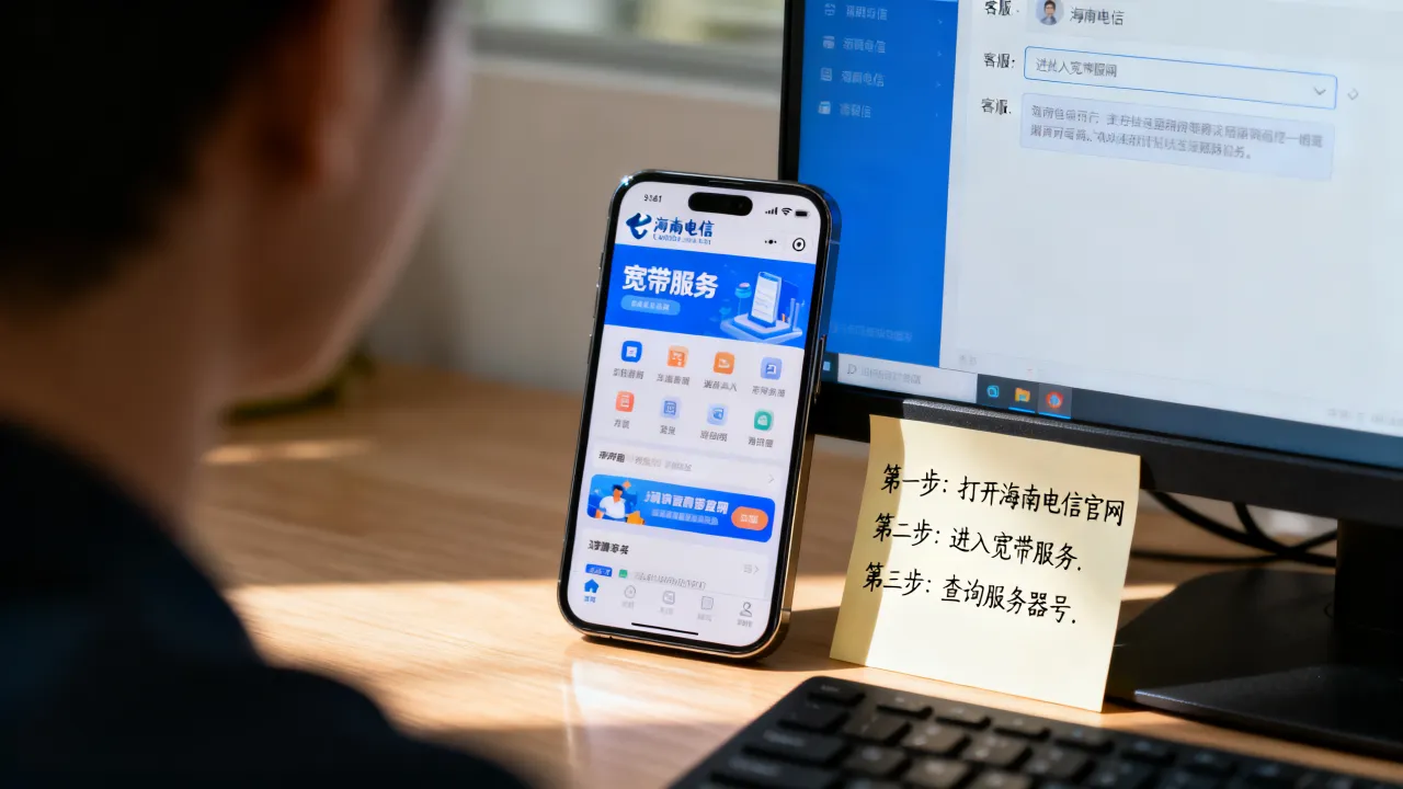 海南电信宽带服务器号查询渠道是什么，怎么找？