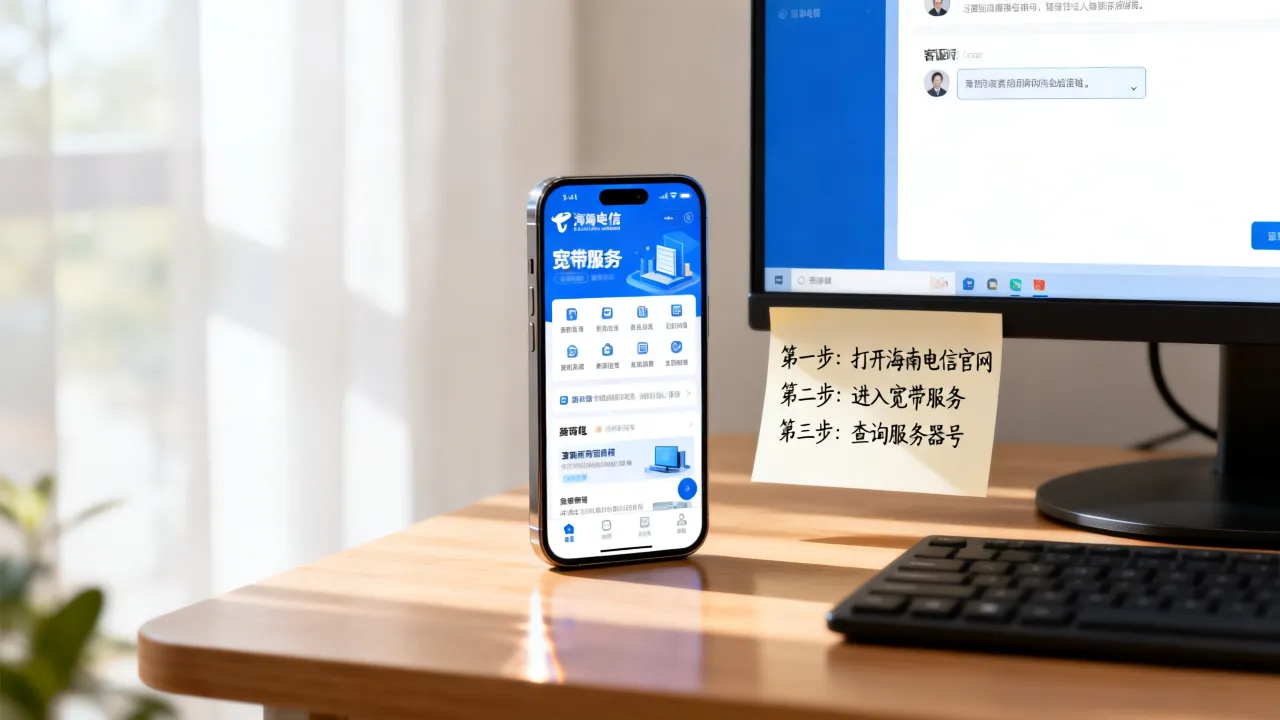 海南电信宽带服务器号查询渠道是什么，怎么找？