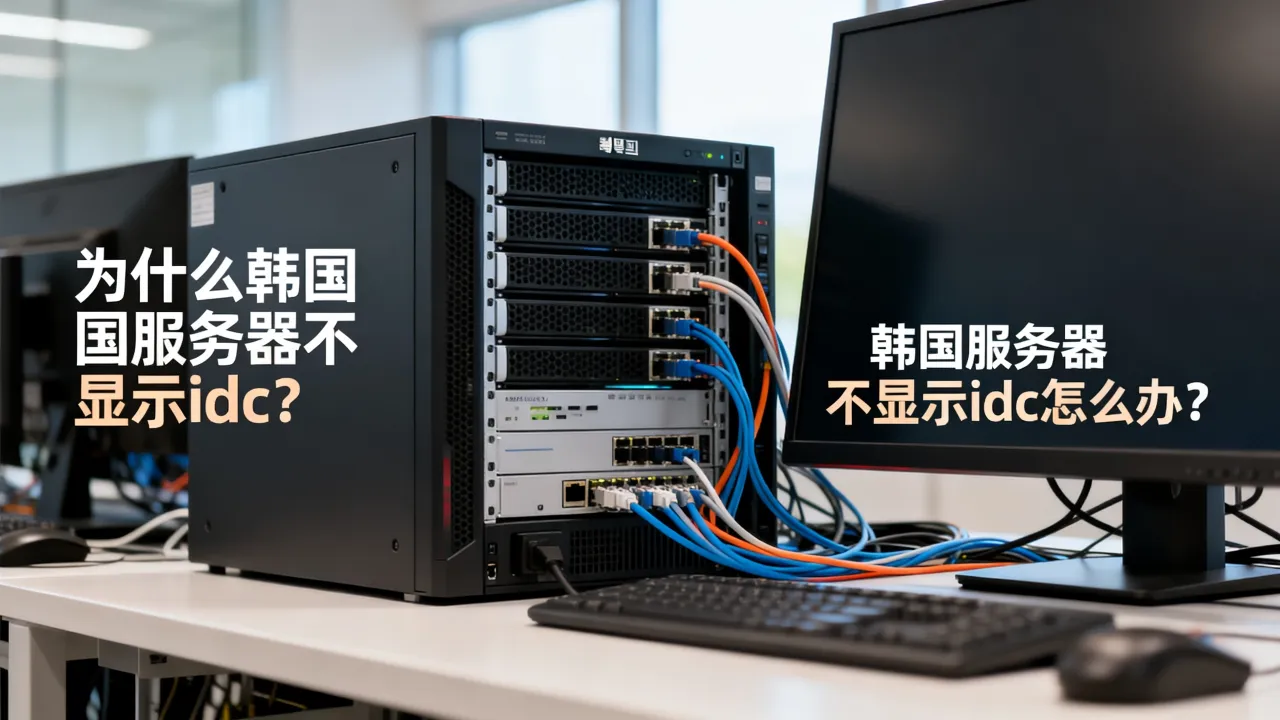 为什么韩国服务器不显示idc？韩国服务器不显示idc怎么办？