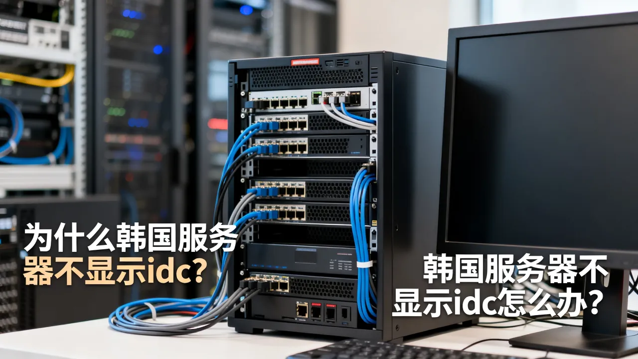 为什么韩国服务器不显示idc？韩国服务器不显示idc怎么办？