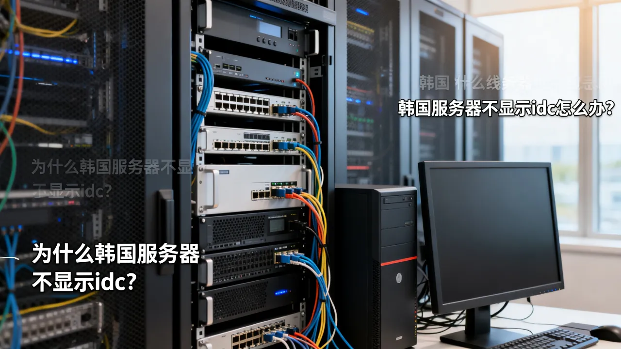 为什么韩国服务器不显示idc？韩国服务器不显示idc怎么办？