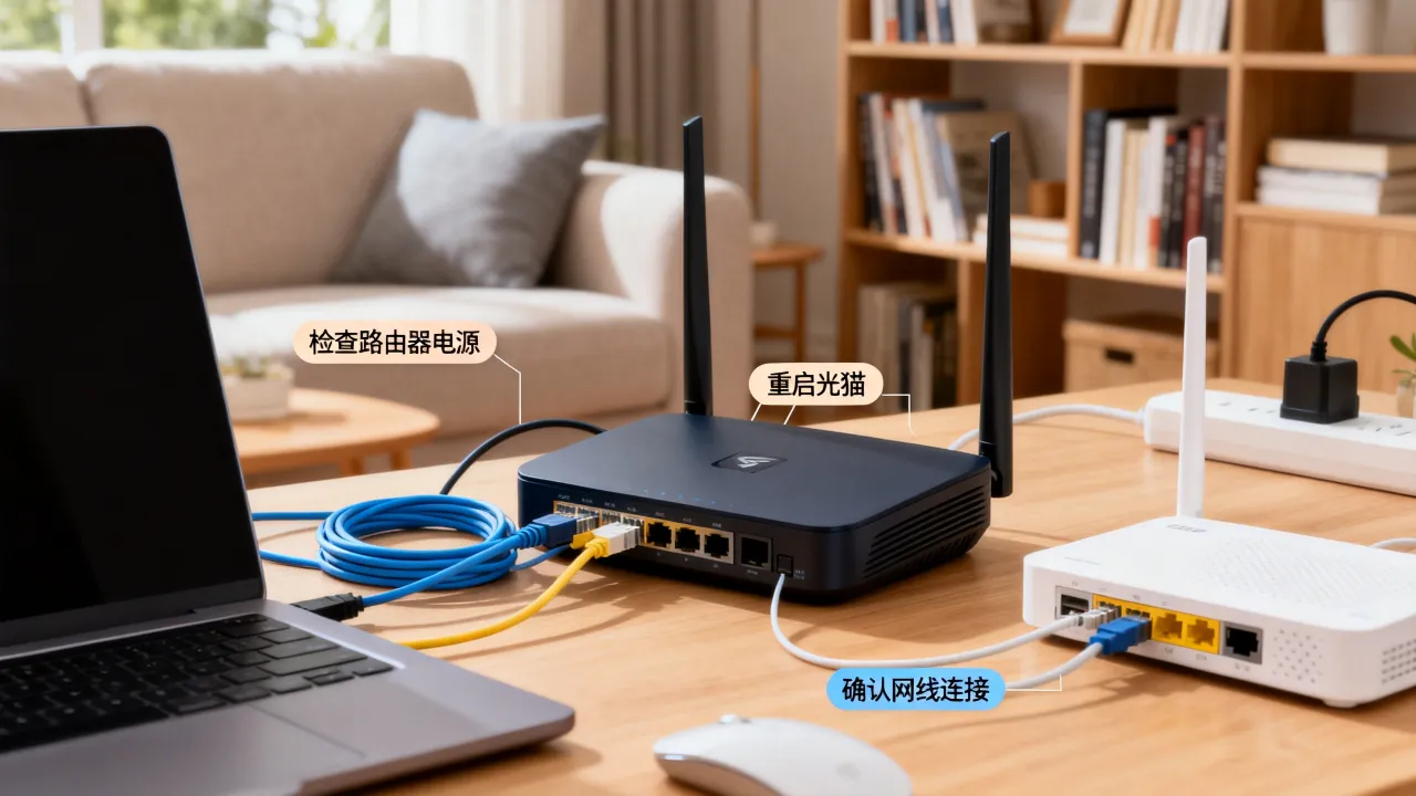 宽带无法连接到服务器怎么办，宽带连接不上是什么原因