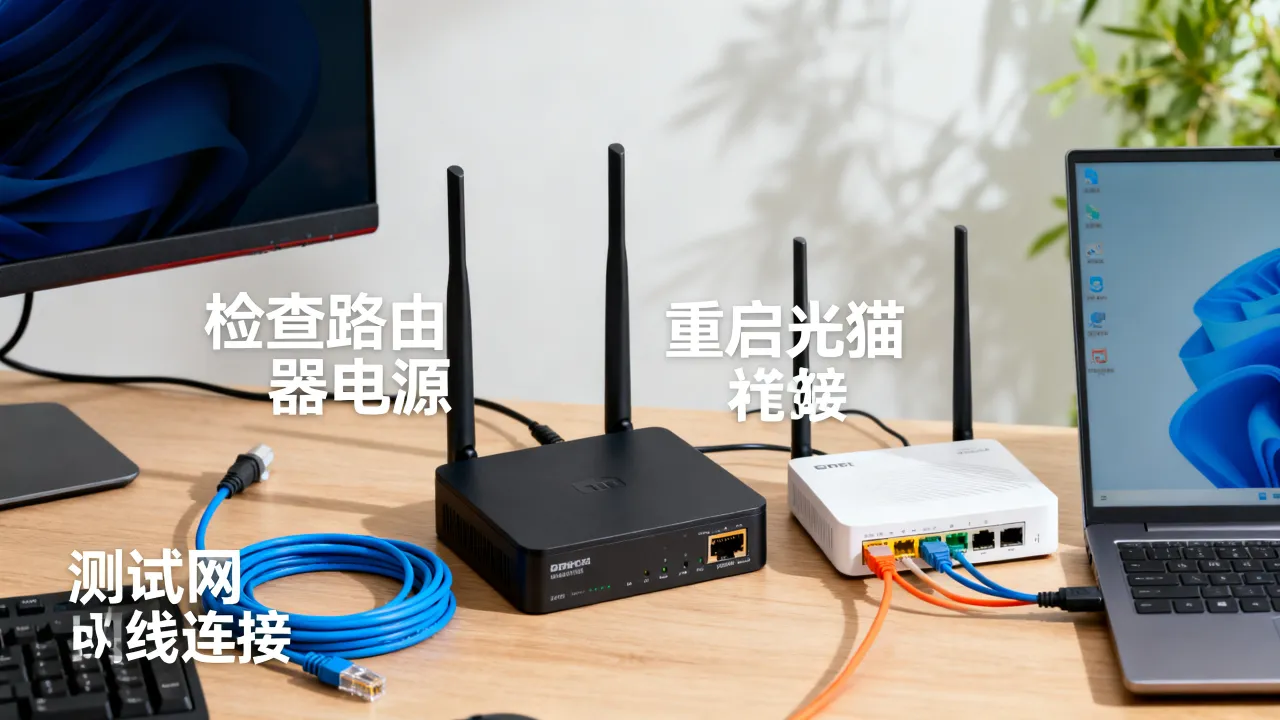 今天宽带连不上服务器怎么办，宽带网络故障快速排查方法