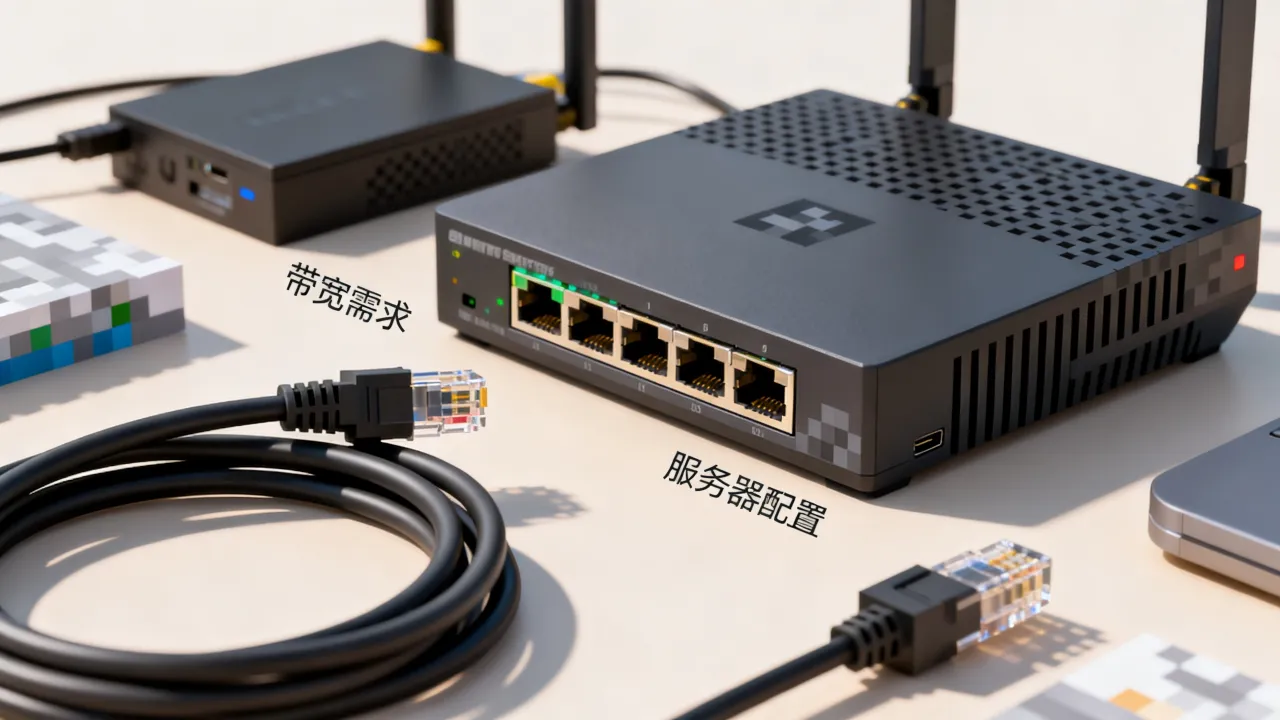 我的世界服务器宽带多少够用？我的世界服务器需要多大带宽