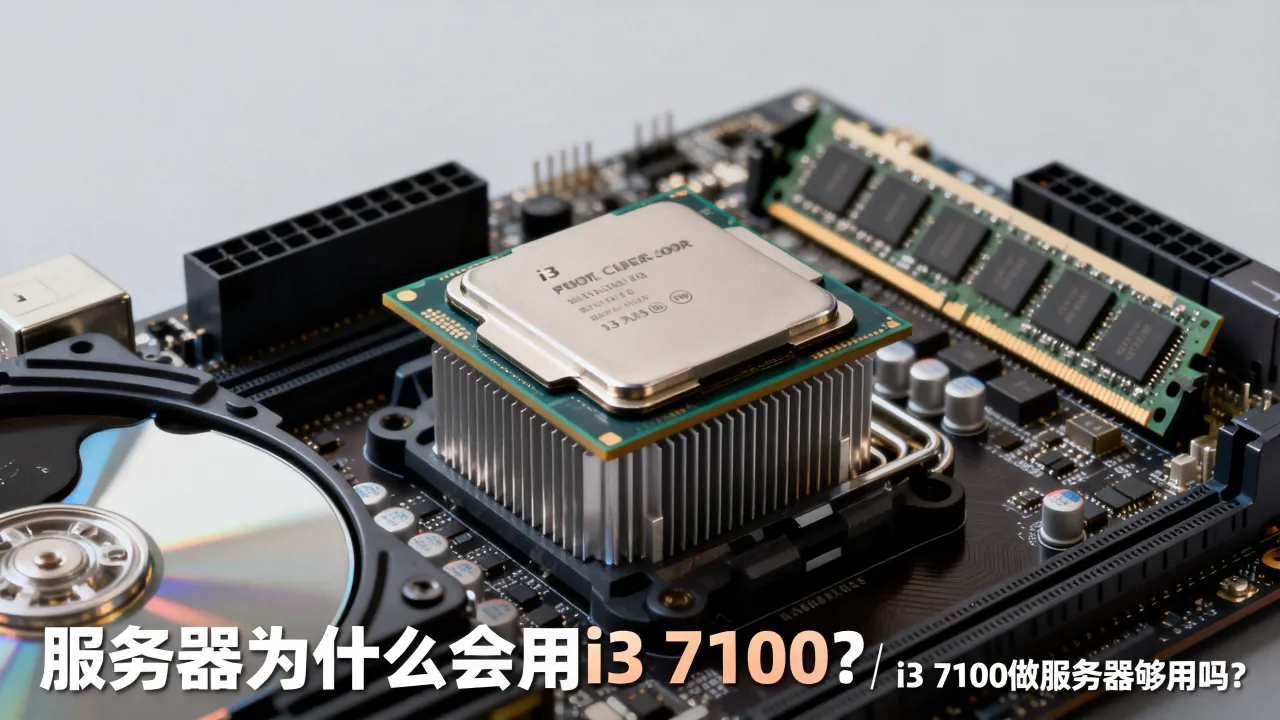 服务器为什么会用i3 7100？i3 7100做服务器够用吗？