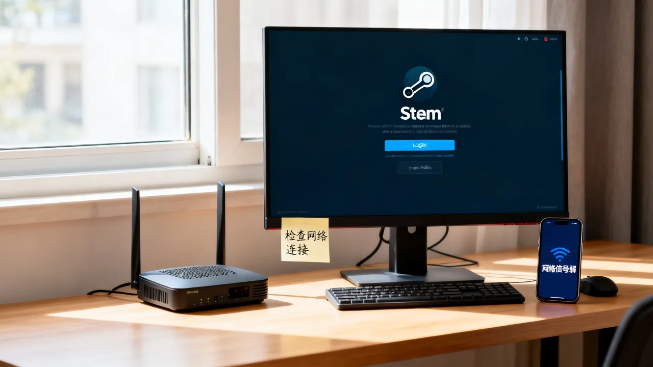 登入steam为什么无法连接服务器,登录失败怎么解决