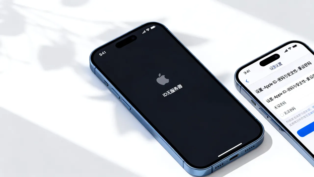 苹果手机为什么显示ID无服务器，苹果ID无服务器怎么解决