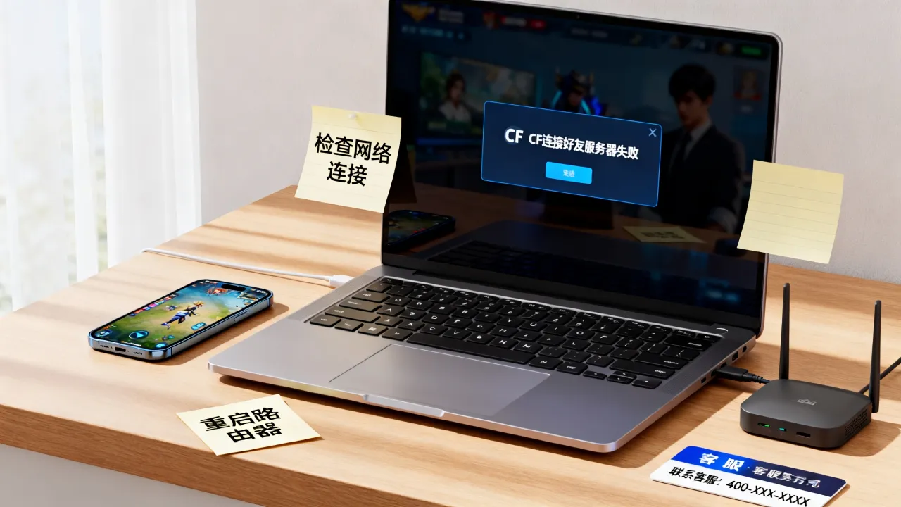 cf为什么连接好友服务器失败怎么回事，穿越火线连接好友服务器失败如何解决