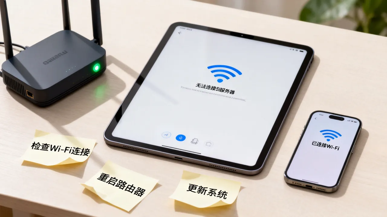 iPad为什么无法连接到服务器失败怎么办，iPad连接服务器失败怎么解决