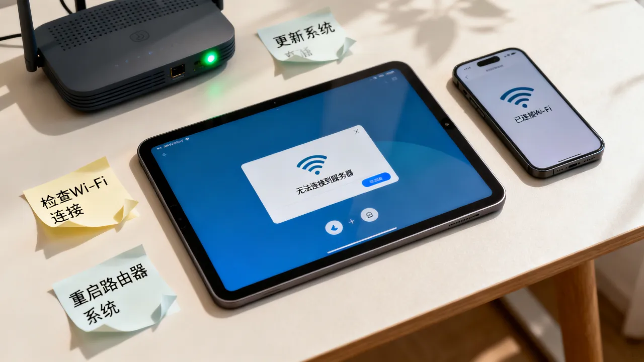 iPad为什么无法连接到服务器失败怎么办，iPad连接服务器失败怎么解决
