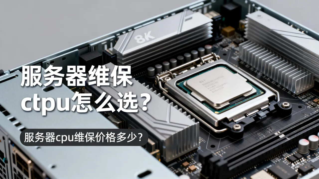 服务器维保cpu怎么选？服务器cpu维保价格多少？