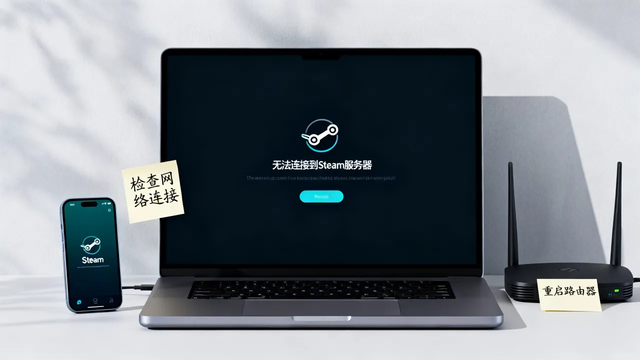 为什么连不上steam的服务器，steam服务器连不上怎么办？