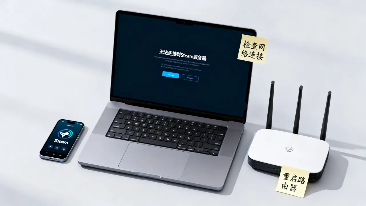 为什么连不上steam的服务器，steam服务器连不上怎么办？