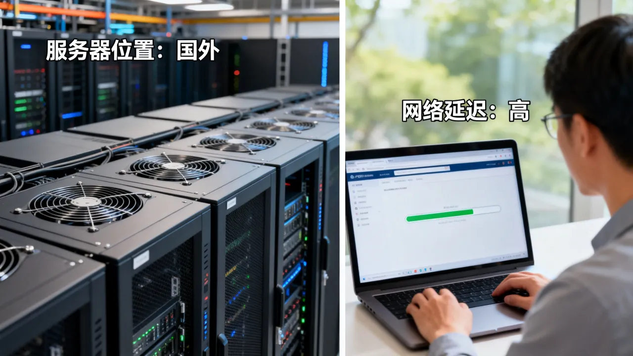 为什么服务器设在国外，国内访问慢怎么办