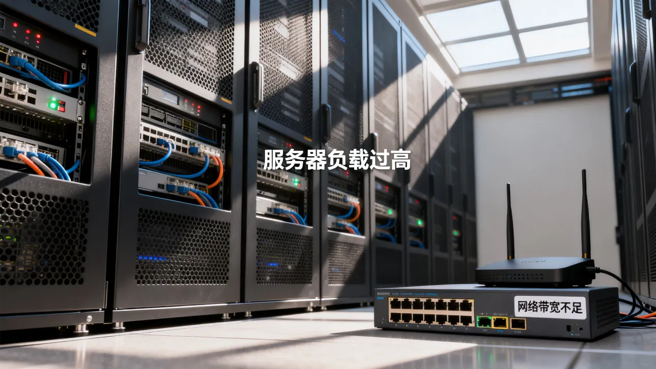 为什么网络服务器很卡,网络延迟高怎么办 为什么网络服务器很卡,网络延迟高怎么办