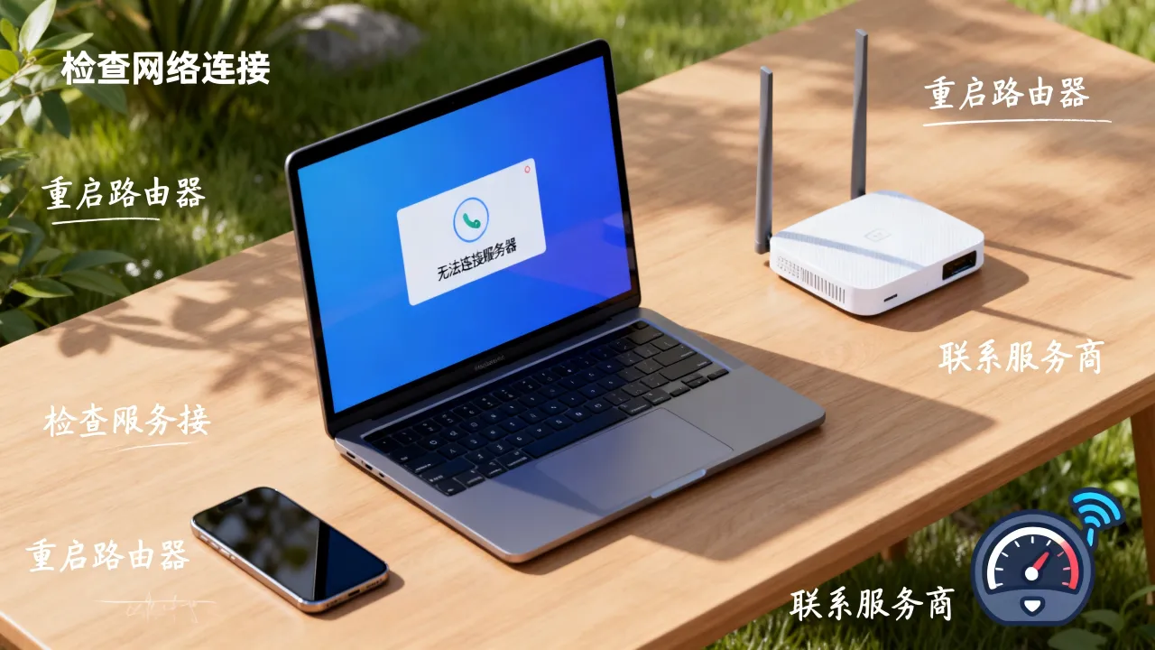 为什么联系不到服务器，无法连接服务器怎么解决？