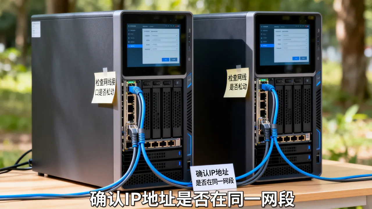 两台服务器网线直连为什么ping不到，如何解决？