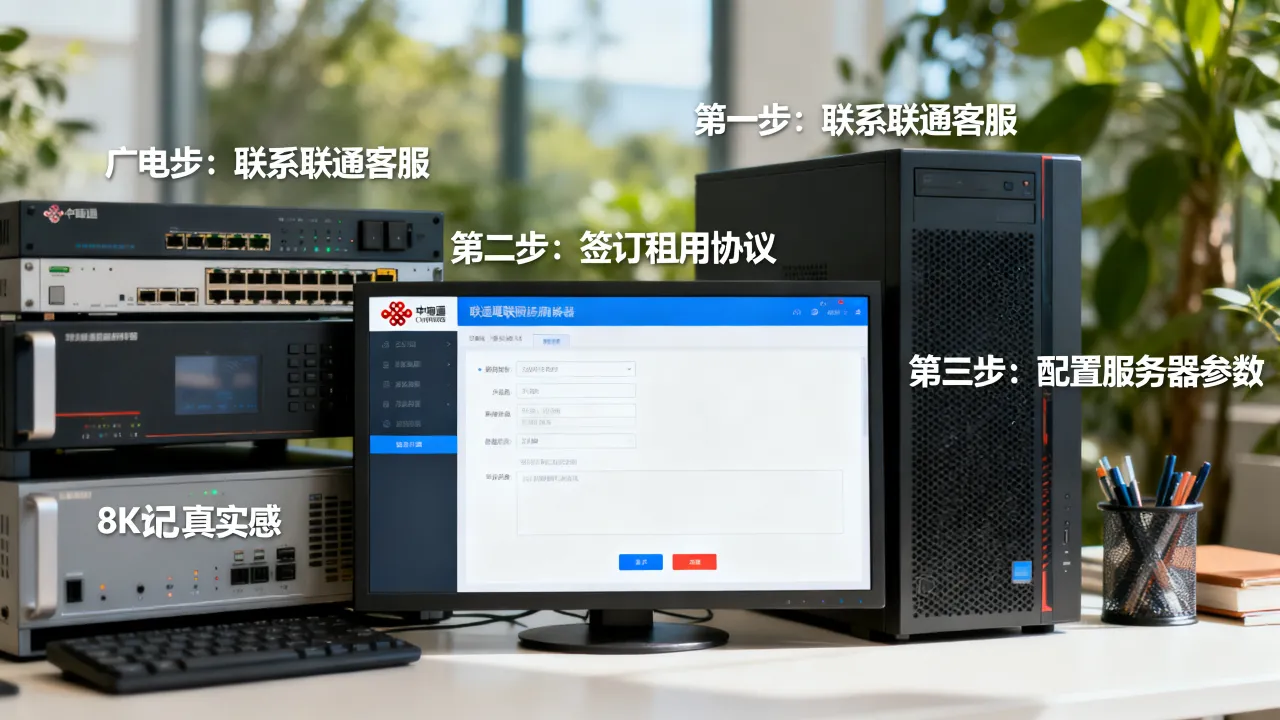广电宽带能不能租联通服务器，广电宽带租联通服务器怎么操作