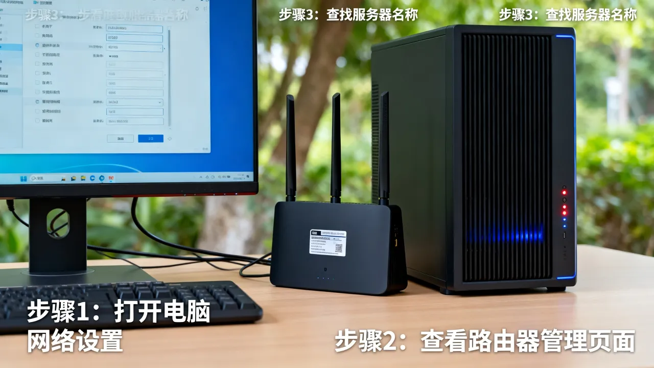 长城宽带网络服务器名是什么，长城宽带服务器名称怎么查看