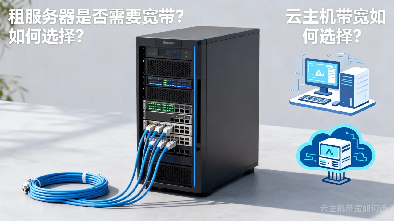 租服务器还需要宽带吗，云主机带宽大小如何选择？