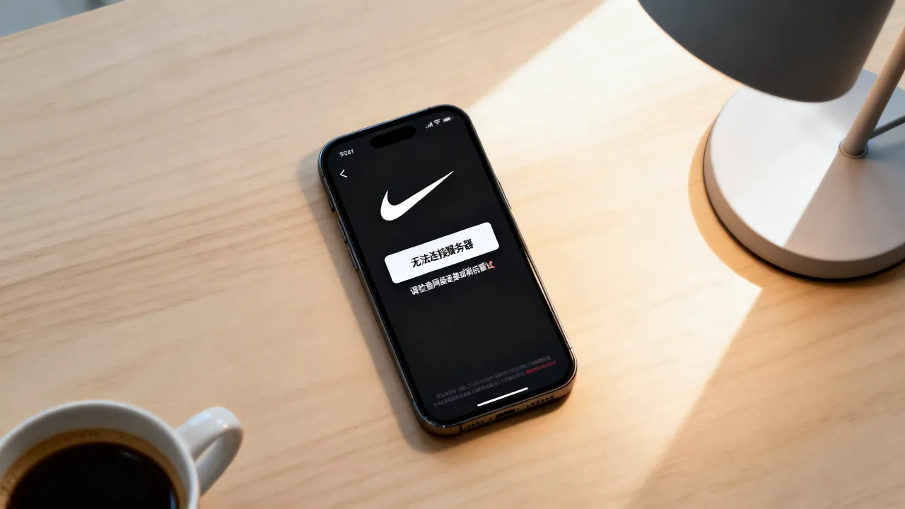 为什么nike账户无法连接服务器，一直登录不上是怎么回事？