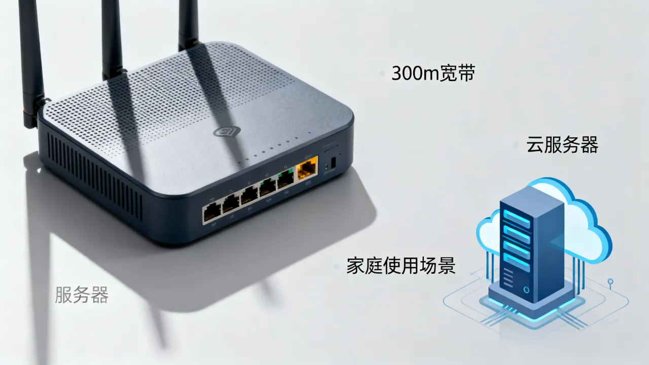 家庭300m宽带和云服务器哪个好？宽带够用吗？