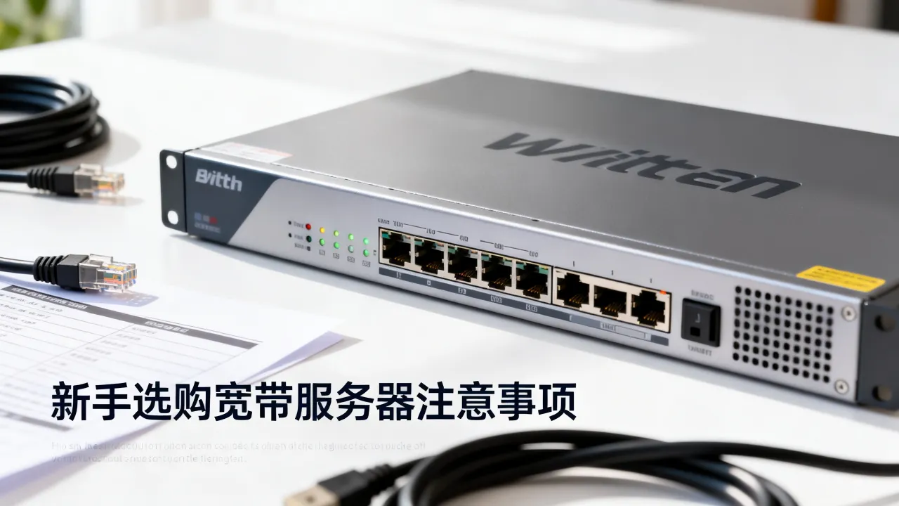 怎么买宽带服务器，新手选购要注意哪些坑？
