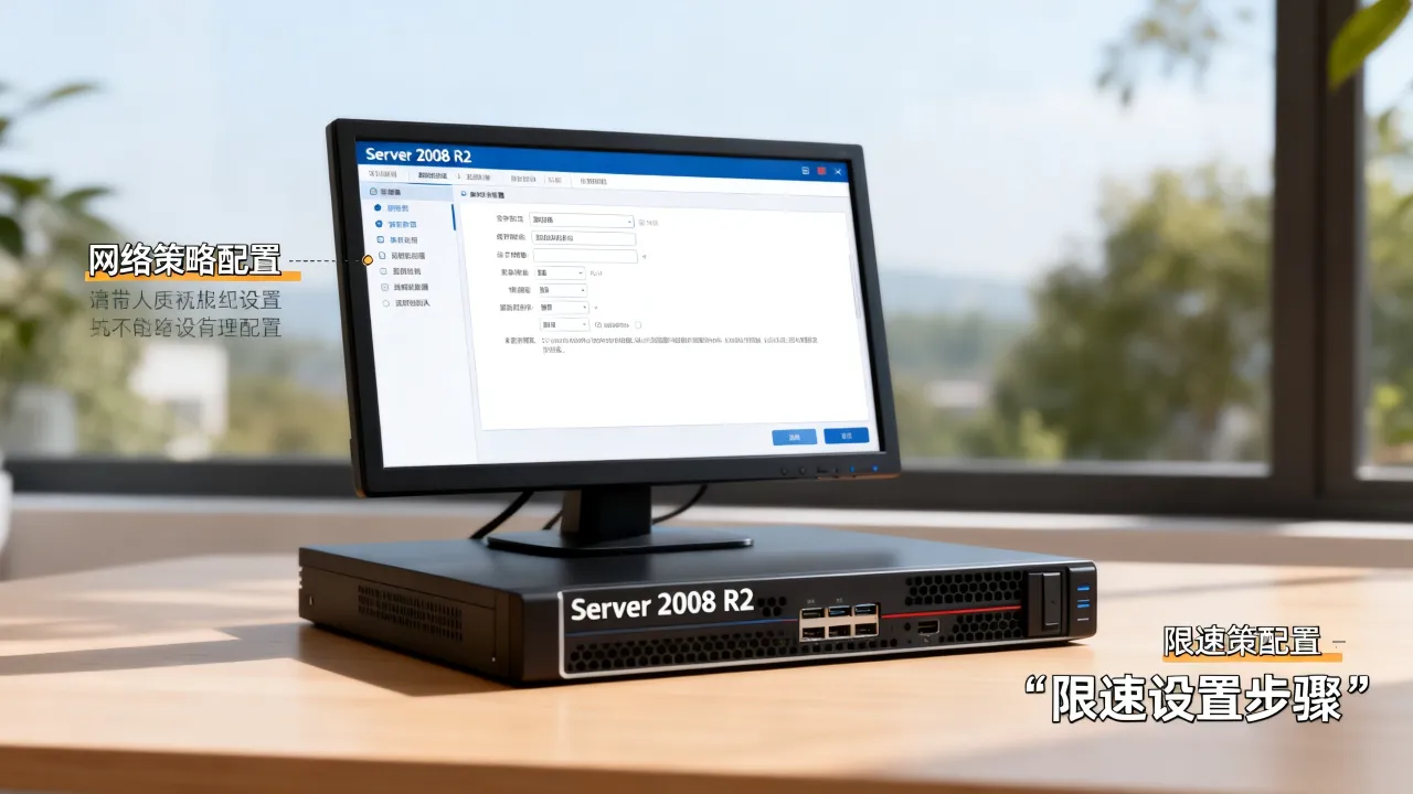 Server 2008 R2怎么限制网速？2008r2如何限速