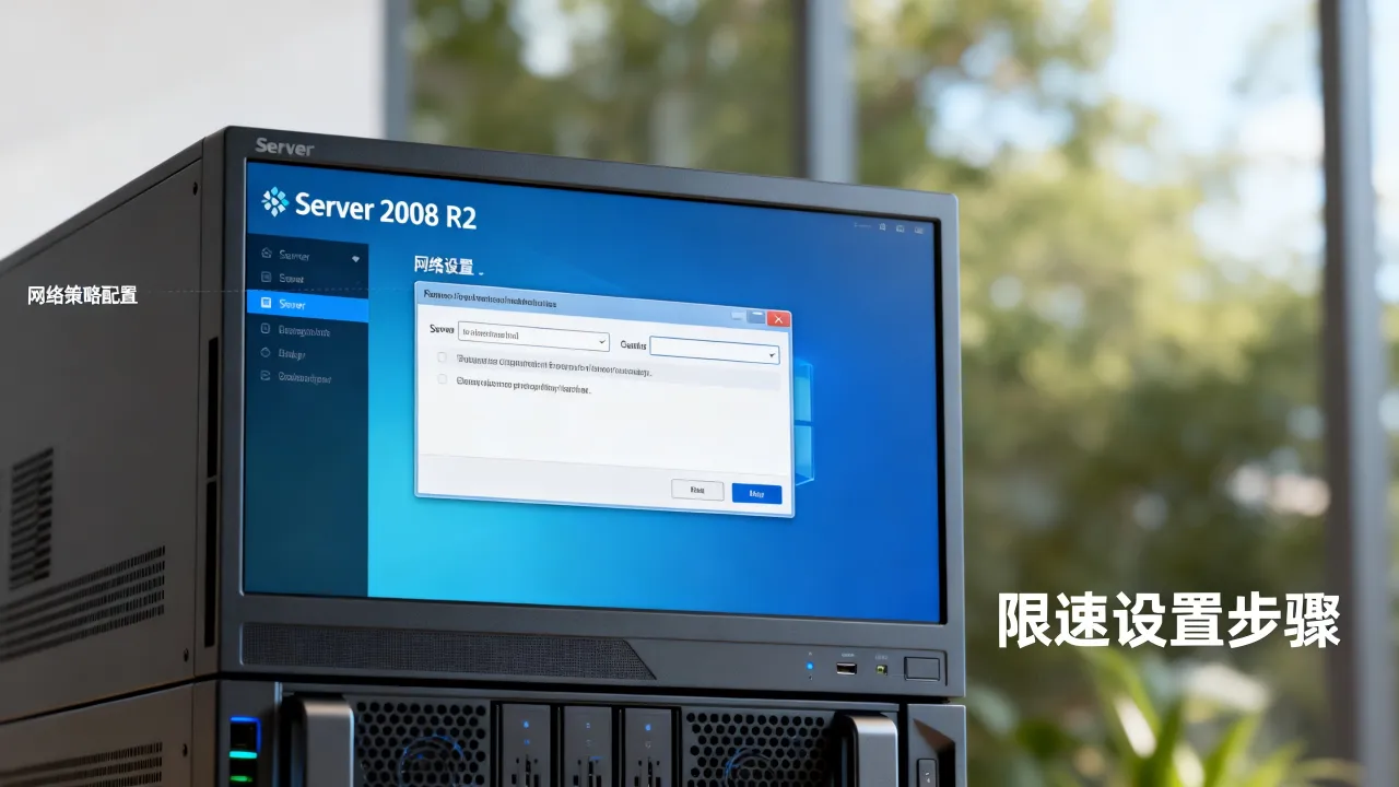 Server 2008 R2怎么限制网速？2008r2如何限速