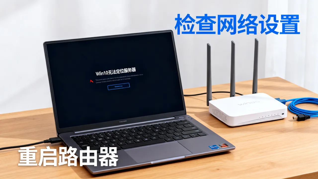 Win10为什么无法定位服务器，无法定位服务器怎么办