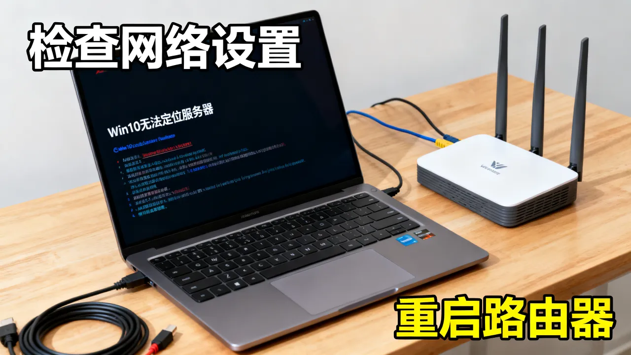 Win10为什么无法定位服务器，无法定位服务器怎么办