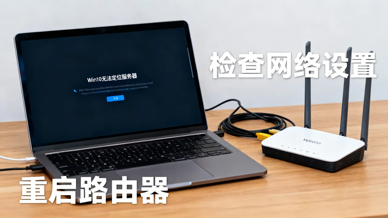 Win10为什么无法定位服务器，无法定位服务器怎么办