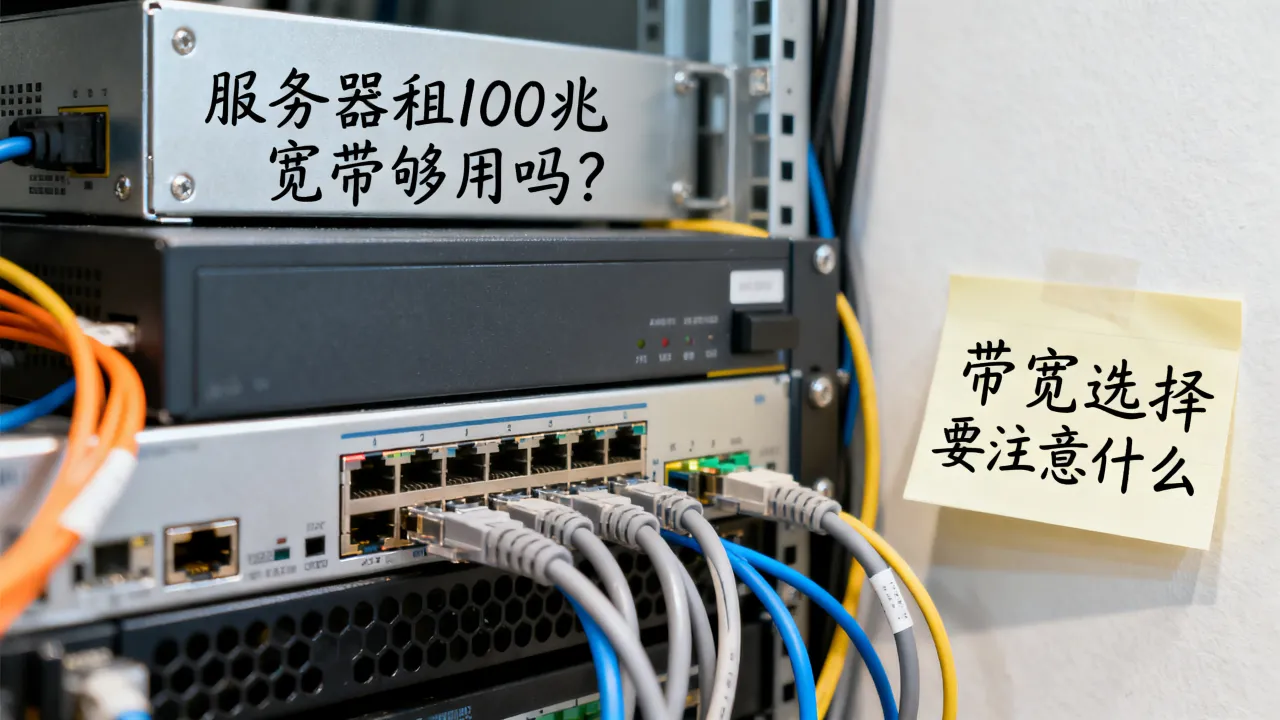 服务器租100兆宽带够用吗？带宽选择要注意什么