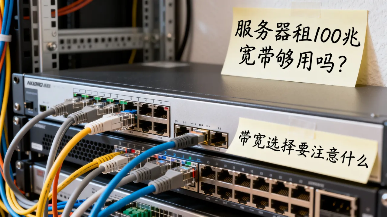 服务器租100兆宽带够用吗？带宽选择要注意什么