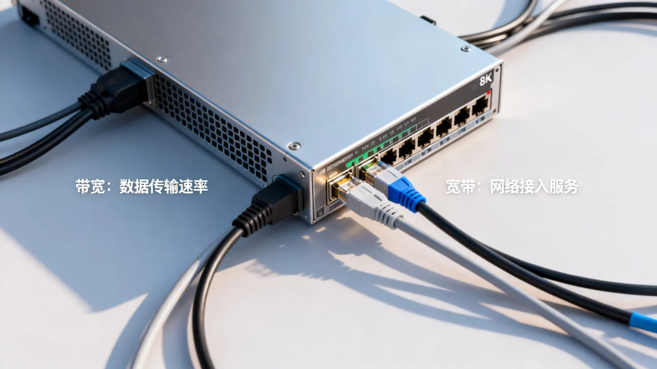 服务器的带宽和宽带区别大吗，服务器的带宽和宽带有啥区别