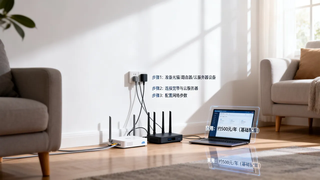 宽带怎么弄云服务器，家庭宽带搭建云服务器需要哪些步骤和费用？