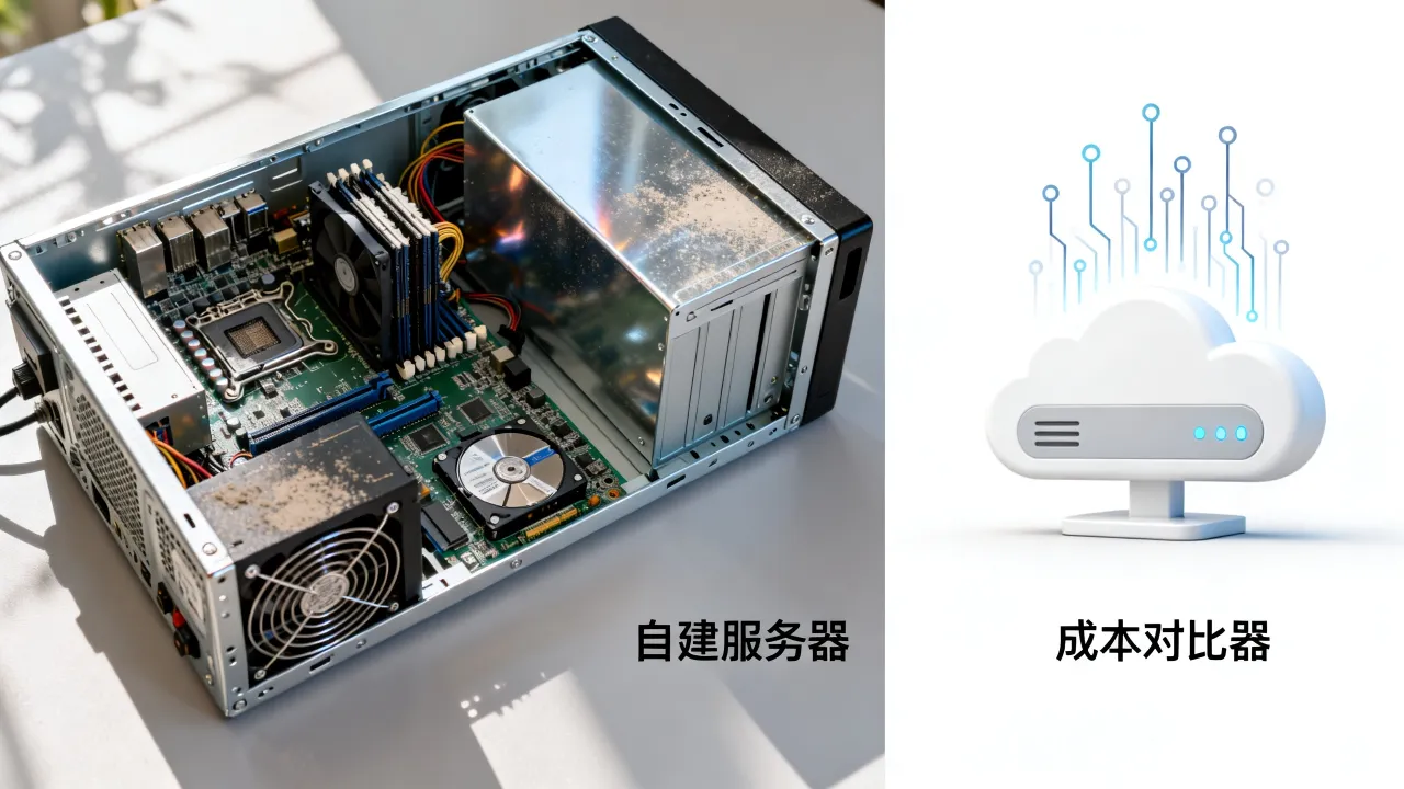 为什么不自己搭服务器，自建服务器和租用服务器哪个更划算