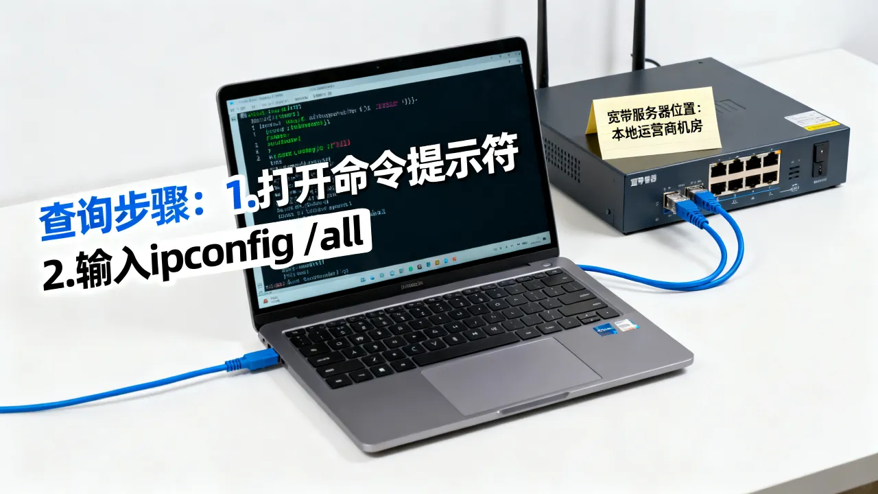 宽带的服务器是哪里，宽带服务器地址怎么查？