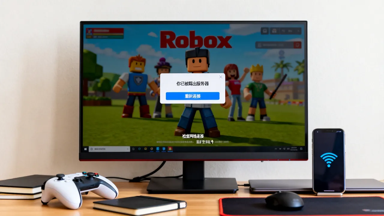 roblox为什么显示你已被踢出服务器，被踢出游戏怎么解决？