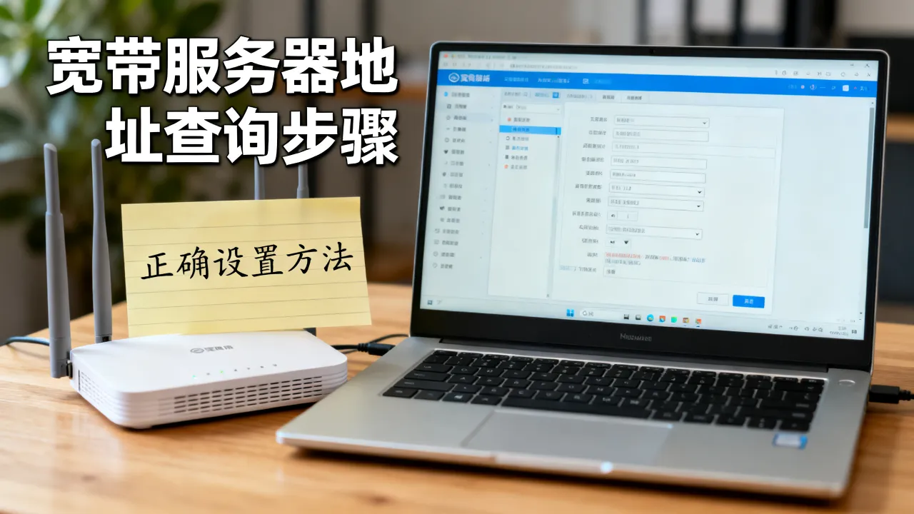 宽带服务器地址是什么？怎么查询和设置才正确？