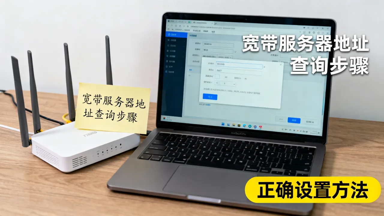宽带服务器地址是什么？怎么查询和设置才正确？