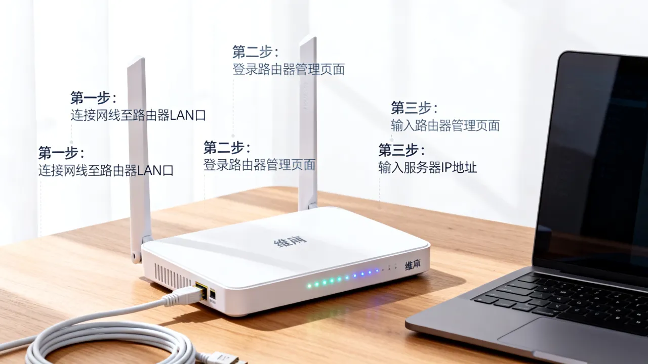 维盟路由器怎么连接服务器，连接失败怎么办